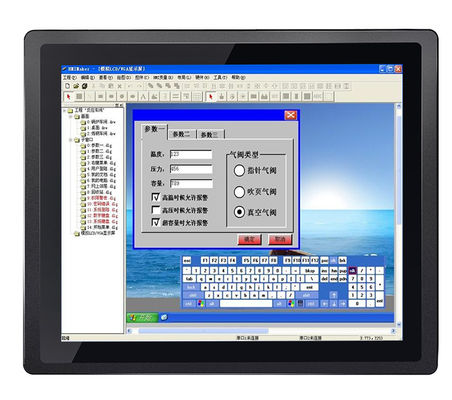 購入 19 インチの頑丈な軍用コンピュータ オールインワンの産業用組み込みタッチパネル online manufacture