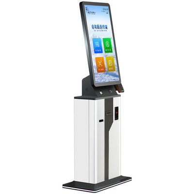 購入 21.5 インチ管理セルフ サービス キオスク支払い端末 Qr コード スキャナー プリンター Pos online manufacture