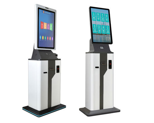 購入 カードリーダーとプリンターを備えたオンラインアクセス空港チェックインキオスクシステム online manufacture