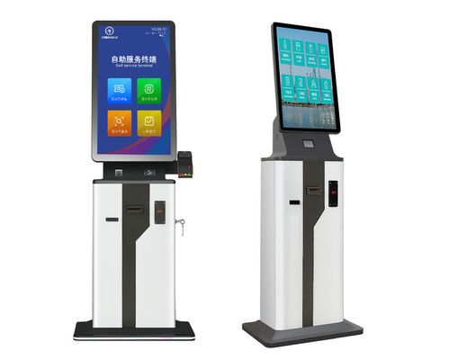 購入 タッチ スクリーン チェックイン キオスク セルフ サービス ターミナル キオスク プリンター付き online manufacture