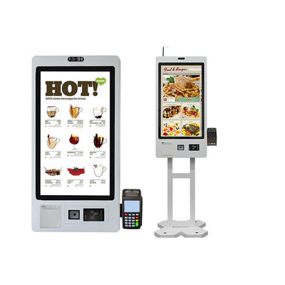 購入 レストラン タッチ スクリーン デジタル サイネージ キオスクファースト フード QR セルフ サービス注文キオスク online manufacture