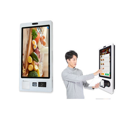 購入 32inch セルフ キャッシャー マシン キオスク POS システム セルフ ペイ マシン online manufacture