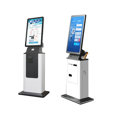 購入 Self Service Payment Kiosk Floor Stand Hotel Touch Screen Cash Acceptor Passport Scanner Card Dispenser Self Check in Kiosk online manufacture