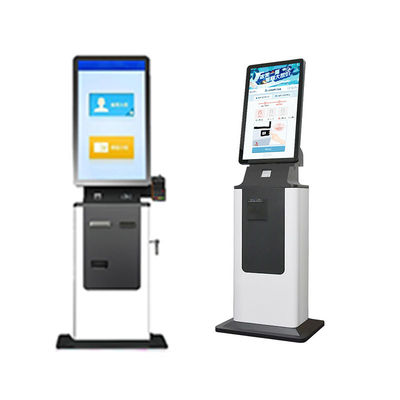 購入 Hospital Hotel Self Service Kiosk with Touch Screen Printer Check in Cash Payment SDK Compatible Optional Barcode Reader online manufacture
