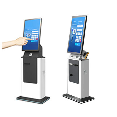 購入 27 32 Inch Floor Standing Touch Screen Self Cash Dispenser Coin Recycler Android Bill Acceptor Printer Payment Kiosk Terminal online manufacture