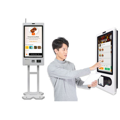 購入 タッチスクリーン付き 32 インチセルフオーダー レストランキオスク online manufacture