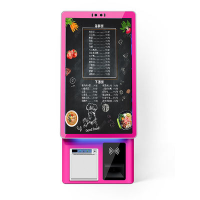 購入 21.5 Inch Desktop Touch Self Service Ordering Kiosk Receipt Printing Card Reader Card Reader Scanning Cashless Payment Kiosk online manufacture