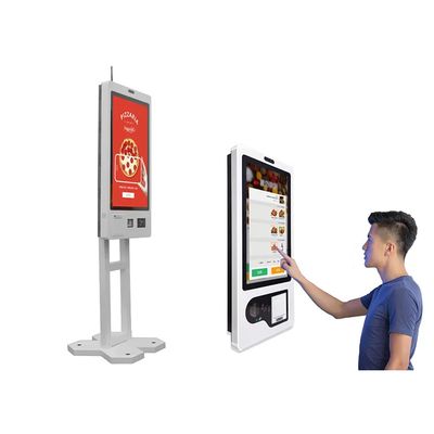 購入 タッチスクリーンチケット販売機 QRコード マグネットカード バーコードタイプ 熱プリンターディスプレイ online manufacture