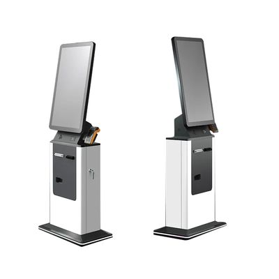 購入 チケットの印刷と支払いのためのCrtly 32'セルフサービスタッチスクリーンキオスクターミナル online manufacture