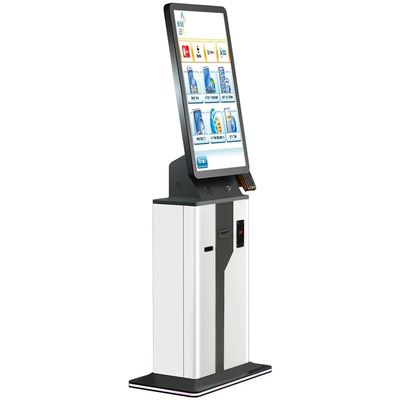 購入 バイオメトリックのセキュリティと複数の支払いオプションの安全な多機能現金/カード決済キオスク online manufacture