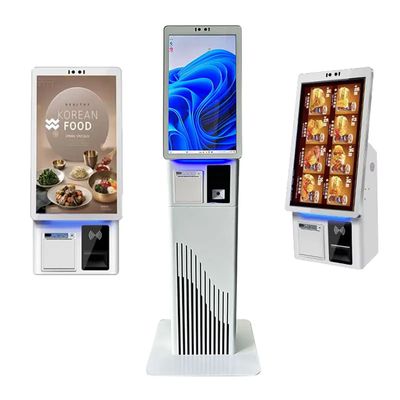 購入 セルフサービス決済キオスク LCDタッチスクリーンと熱プリンタ online manufacture