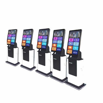 23 インチのセルフ オーダー キオスクのタッチ スクリーンの走査器のセルフ オーダー Pos システム