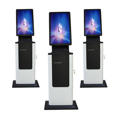 現金硬貨プリンターが付いている32インチの自己サービス タッチ画面の切符の自動販売機のキオスク