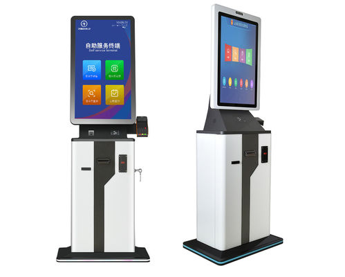 21.5 インチのスマートなホテル チェック アウト チェックイン キオスク クレジット カード決済端末