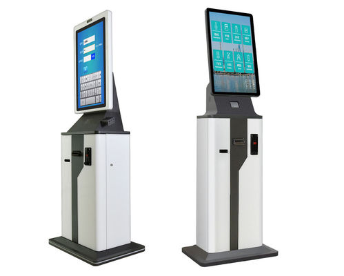銀行バスステーション駐車場セルフサービス請求書支払いキオスクマシンブラックキャビネット