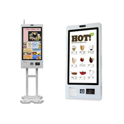 自宅注文キオスク 自宅サービス チケットプリンター カードリーダー 支払い バーコードリーダー付きタッチスクリーンキオスク レストラン用 POS