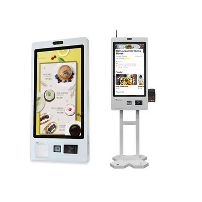 32インチの食料品の自己のチェックアウト機械キオスクの支払の順序