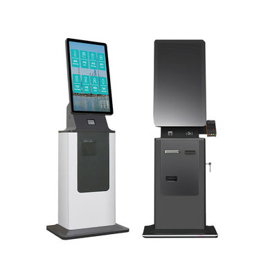 27 32 Inch Touch Screen Kiosk OEM Self Service Payment Kiosk Cash Acceptor Sports Betting Kiosk SDK Floor Standing Metal Case
