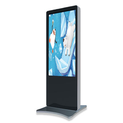 プレーヤーのデジタル表記のキオスク55inchのの高さの明るさLcd 4kポスターの広告