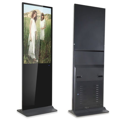 Win10タッチ画面のキオスクの広告スクリーンのトーテムを立てる55インチの屋内床