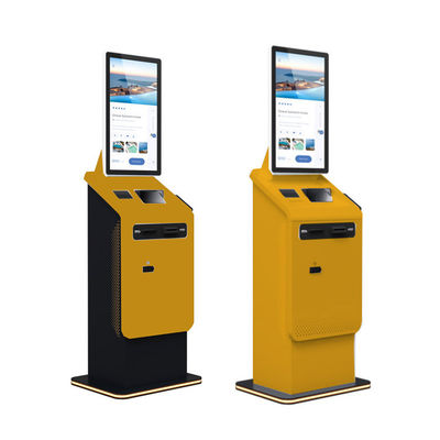 27-32 Inch Touch Screen Self Service Kiosk with Cash Coin Recycler and Receipt Printer for Indoor Payment