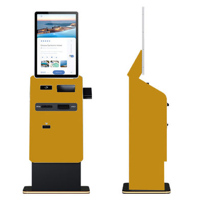 ユーザーフレンドリーな自己サービス通貨交換キオスク,キャッシュディスペンサーとQRコードスキャナー
