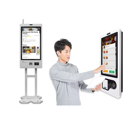カメラおよびサーマル プリンターの支払の壁に取り付けられたキオスクが付いている強い自己サービス キオスク