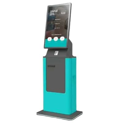 ホテルのチェックインキオスク 高解像度タッチスクリーン キャッシュアセプター 自営業決済ターミナルソリューション