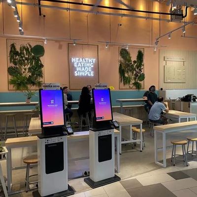 バイオメトリックアクセス 現金/クレジット/デビット支払い,Wi-Fi/イーサネット接続の安全な駐車キオスク