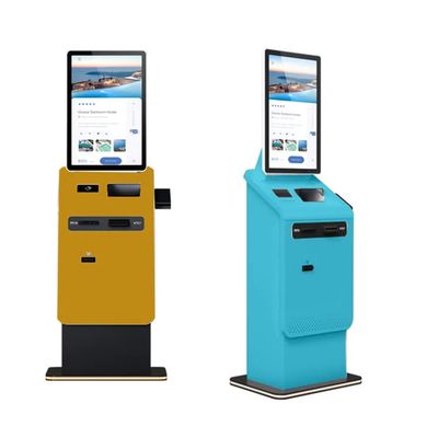熱プリンター タッチスクリーンキオスク 現金クレジットカードとモバイル決済を受け入れる