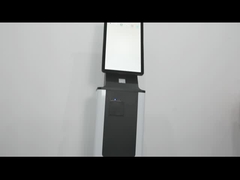 21.5 インチの自己サービス キオスクのタッチ画面の縦のターミナル白いクエリ カード